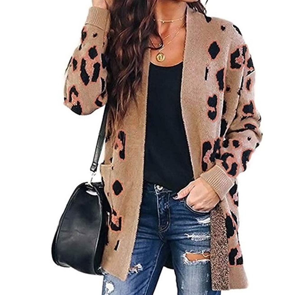 🖤 Very Soft Animal Print Cardigan